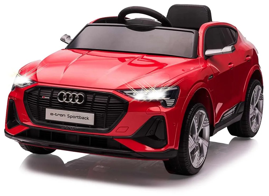 Carro elétrico para crianças Audi e-tron Sportback vermelho 12V 2,4GHz