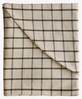 Toalha De Mesa De Ø150 Cm Em Algodão Oriska Bege Tapioca - Castanho Moka Intenso - Sklum