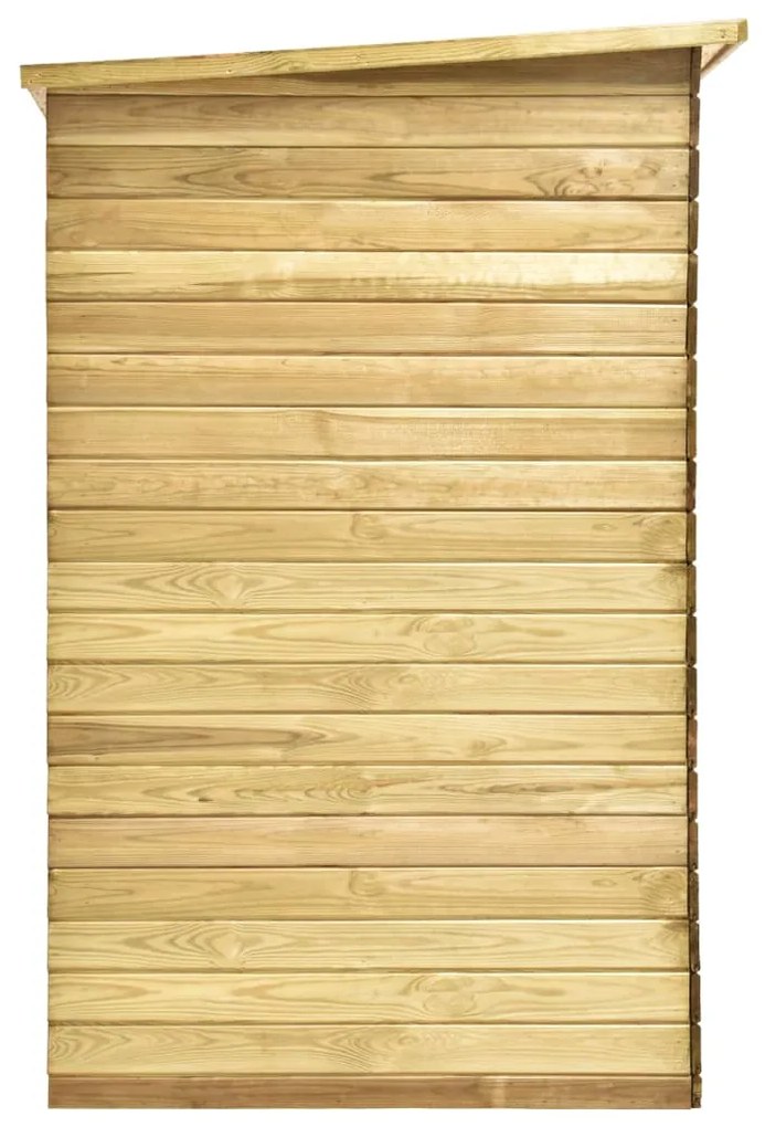 Abrigo de jardim p/ bicicletas 232x110x170 cm pinho impregnado