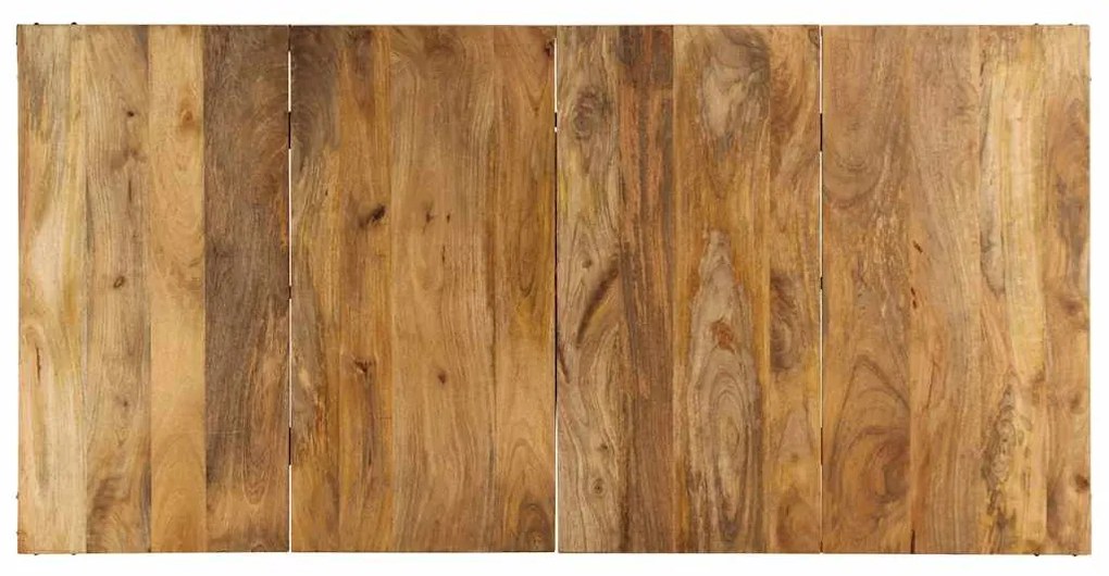 Mesa de jantar 180x90x75 cm madeira de mangueira maciça