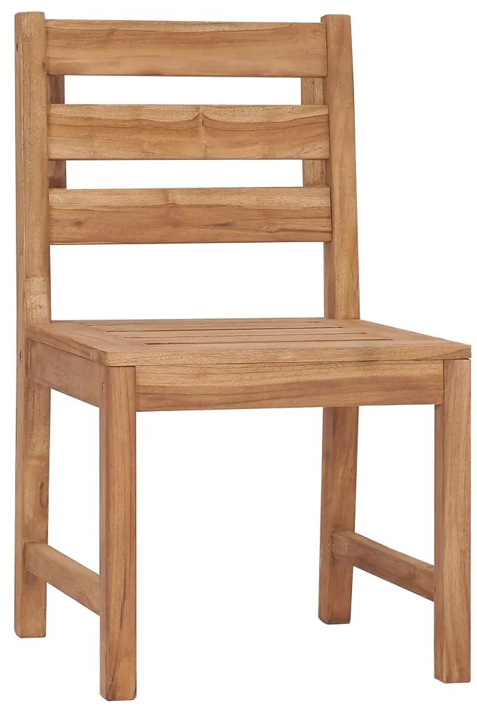 Cadeiras de jardim 2 pcs madeira de teca maciça