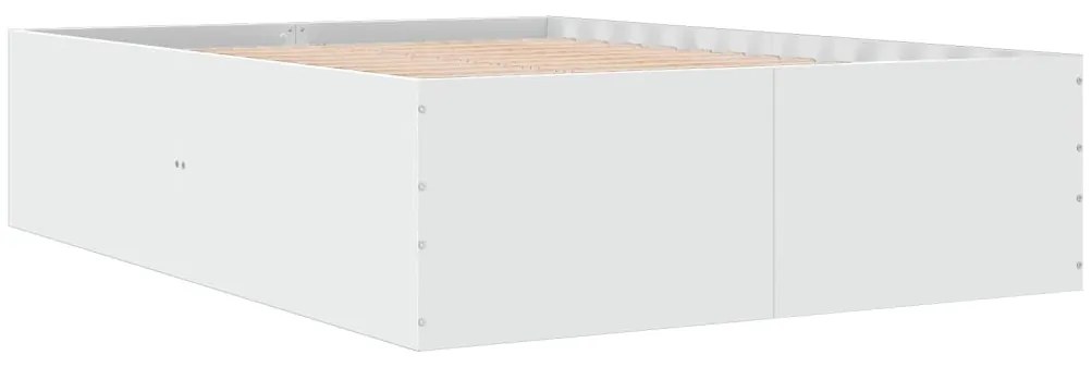 Estrutura de cama 120x190 cm derivados de madeira branco