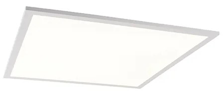 Candeeiro de teto branco com LED e dimmer com controlo remoto - Liv Moderno