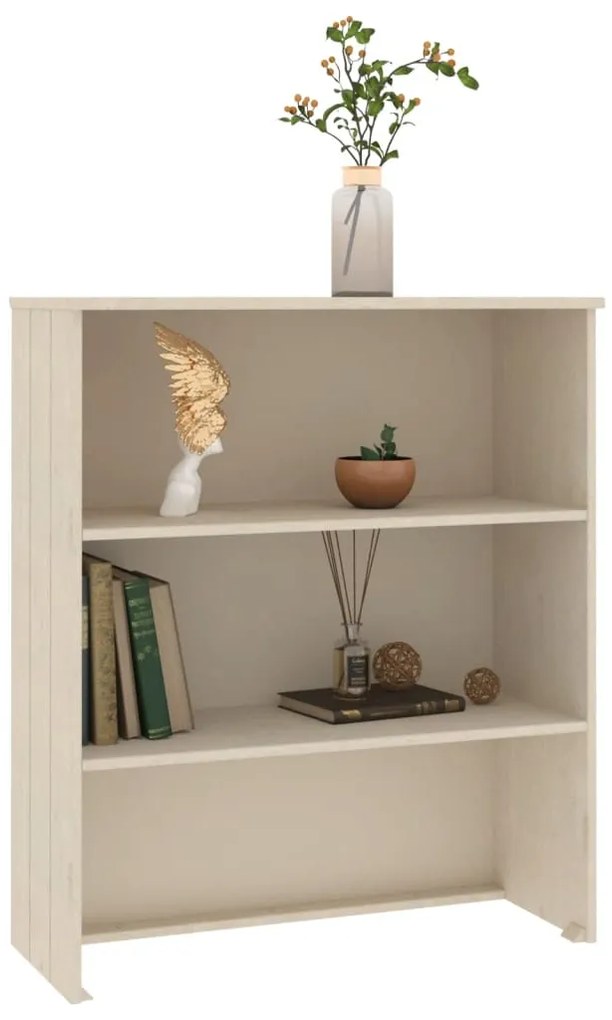 Topo p/ armário alto HAMAR 85x35x100 pinho maciço castanho-mel