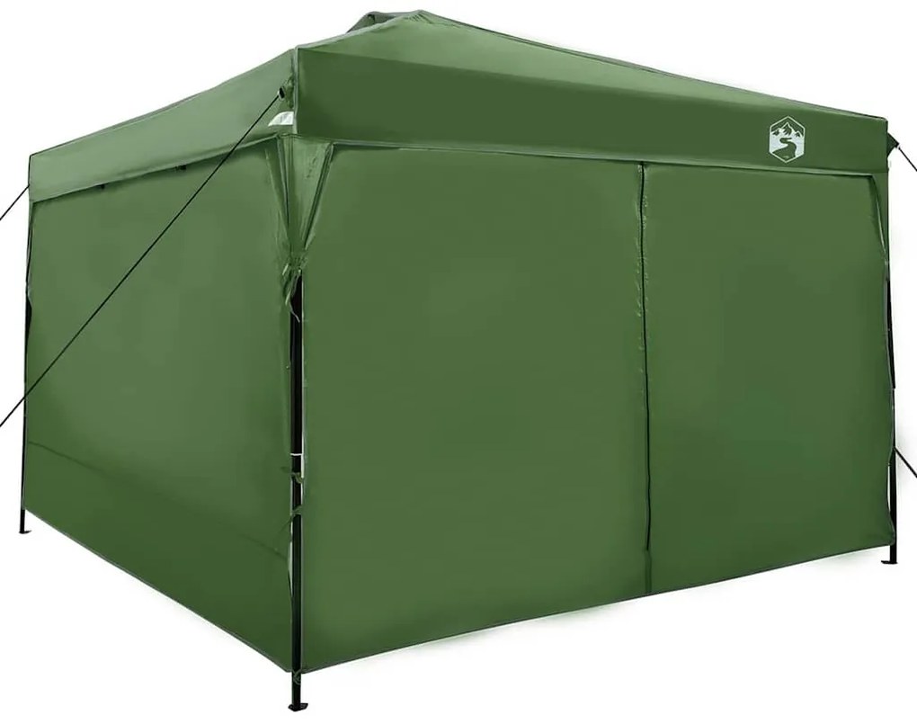 Tenda de Toldo Verde 300 x 300 x 227 / 236 / 245 cm Tecido Oxford