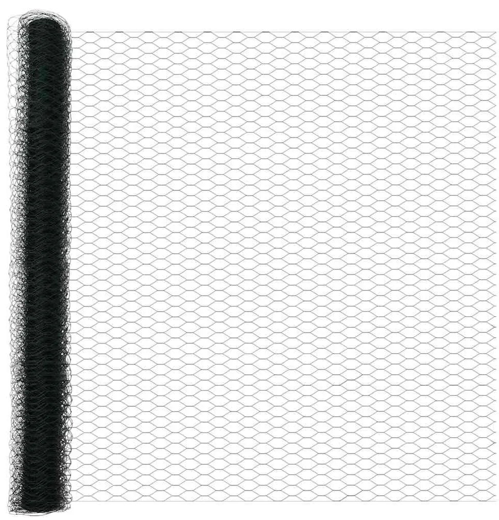 Cerca Hexagonal vidaXL Verde 1,6x10 m Aço