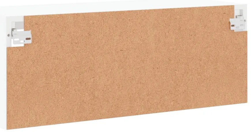 Móvel de TV com luzes LED 80x30x30 cm branco
