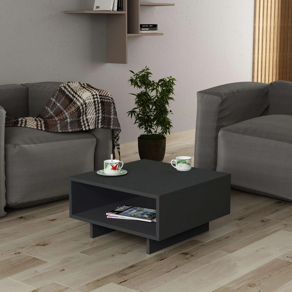 Mesa de Centro Hola – Antracite – 60x32x60 cm