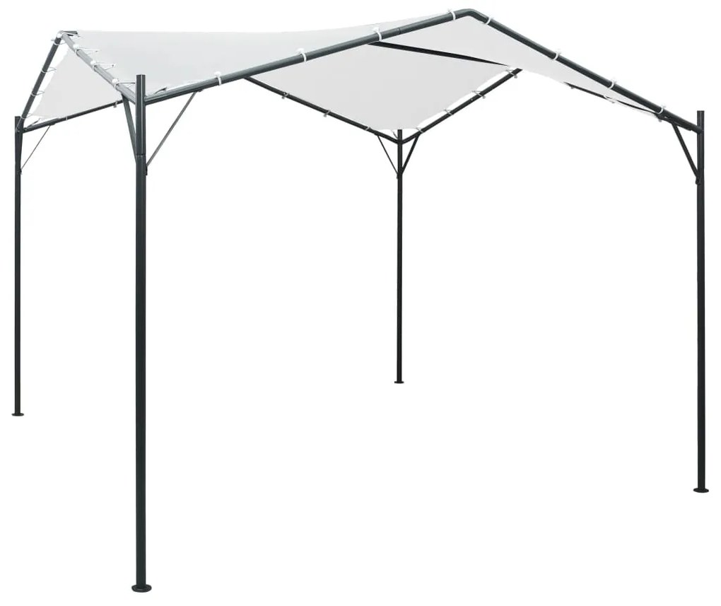 vidaXL Gazebo 3x3x2,6 m 180 g/m² branco