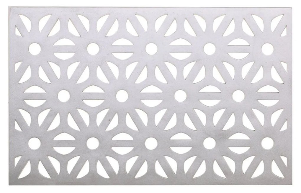 Individual Pvc Prata 45X30CM