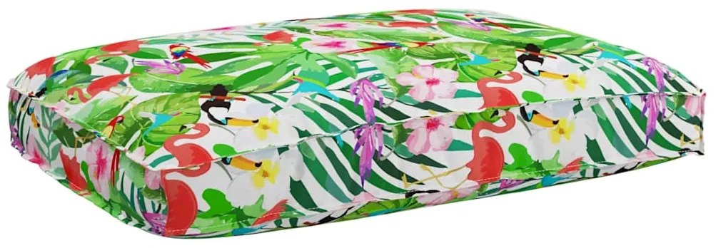 almofada de palete para assento Tropical Jungle 120x80x12 cm tecido Ox