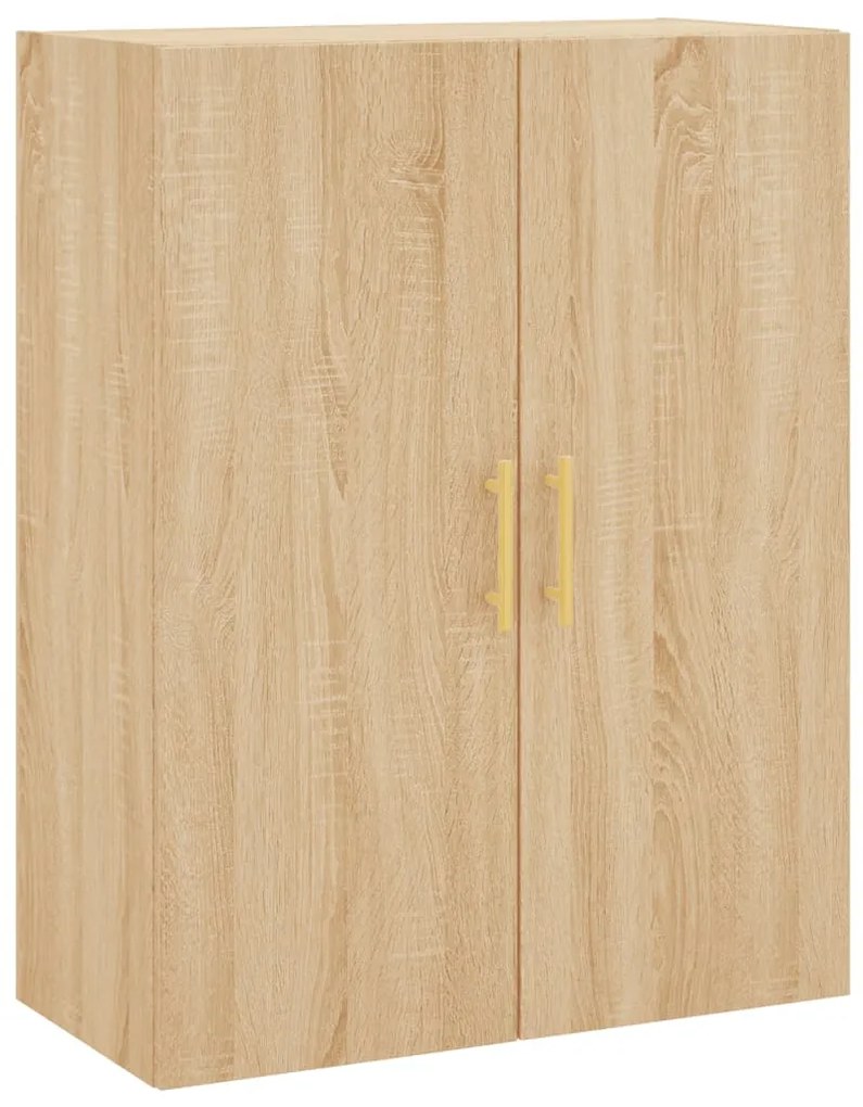 Armários de parede 2 pcs 69,5x34x90 cm carvalho sonoma