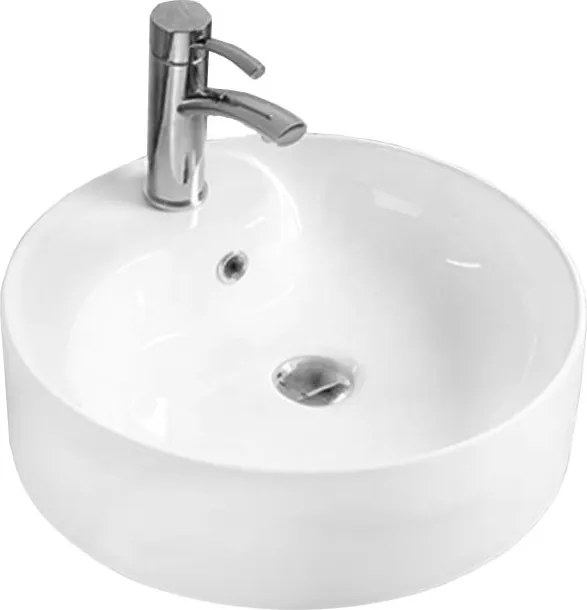 Mexen Lila lavatório de bancada 46 x 46 cm, branco - 21824600