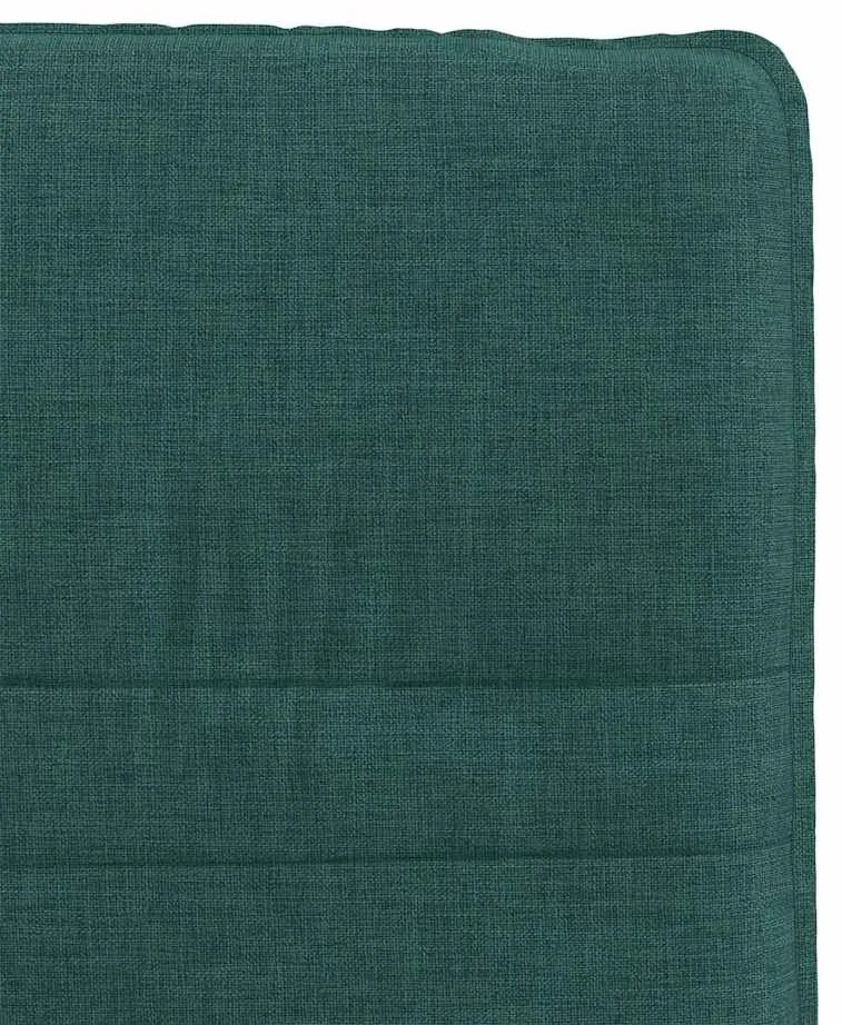 Cadeiras de jantar 2 pcs tecido verde-escuro