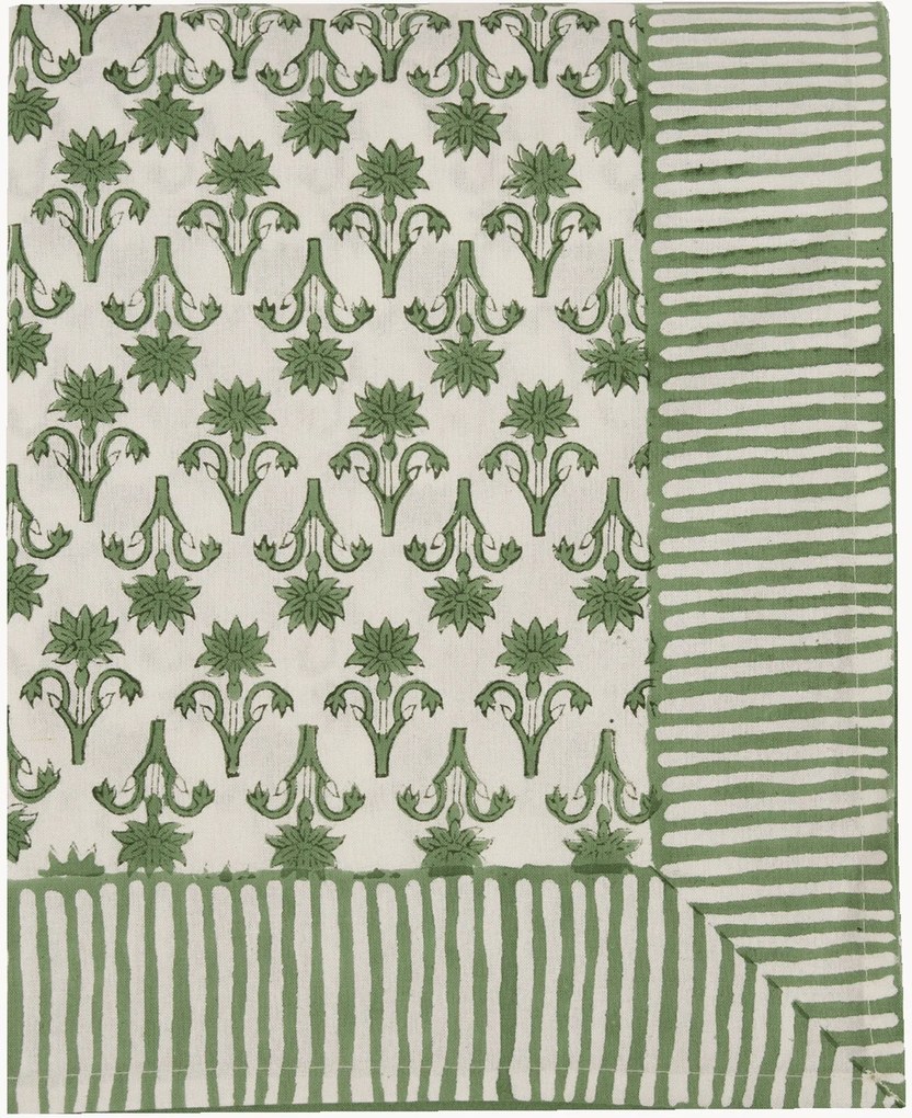 Toalha de mesa em algodão artesanal Lily, vários tamanhos