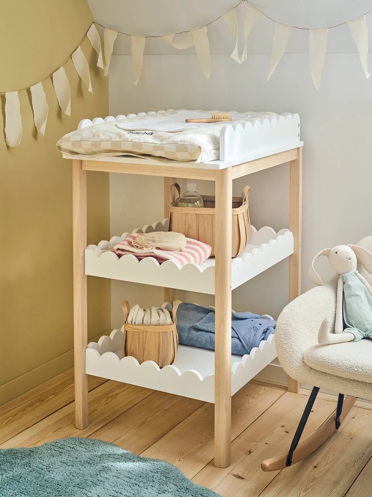 Mesa muda fraldas FESTON. branco