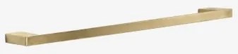 Toalheiro De Parede Com Barra ↔︎60 Cm Para Casa De Banho Em Aço Inoxidável Olvam Dourado Escovado - Sklum