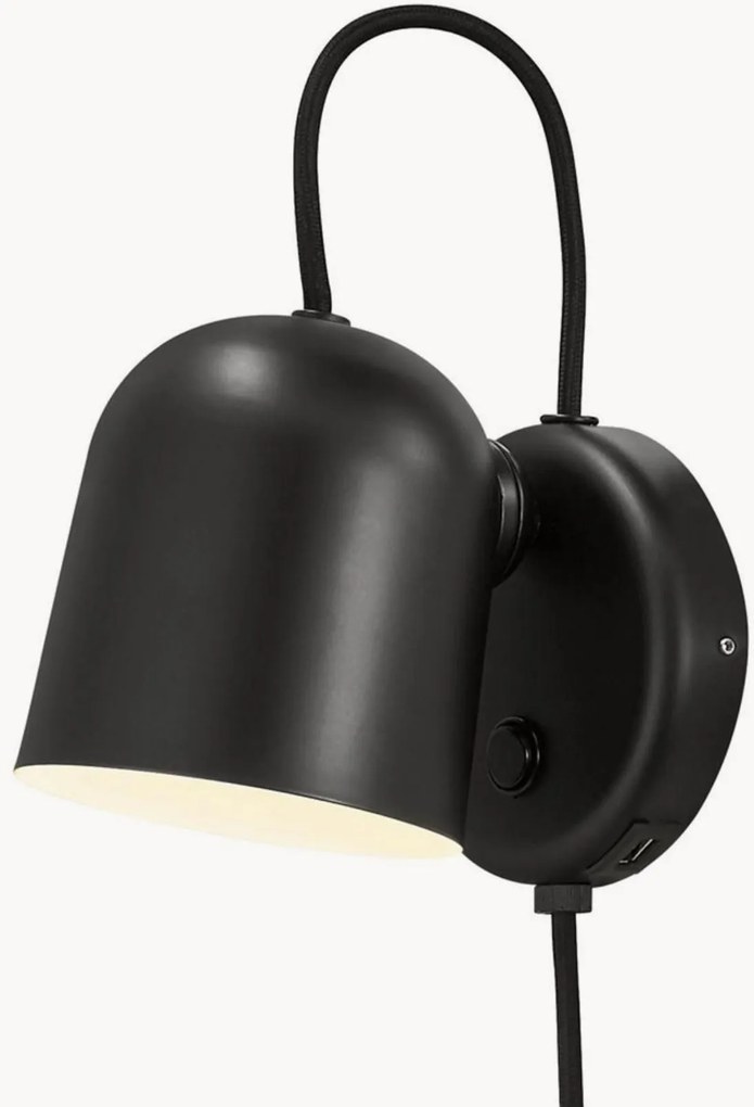Candeeiro de parede com ficha Angle