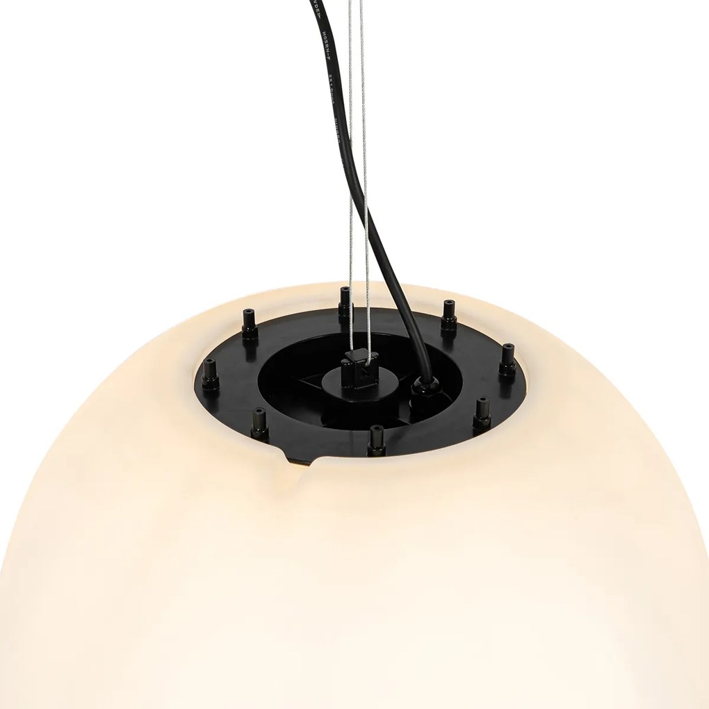 Candeeiro de exterior moderno branco 45 cm IP65 - Nura Moderno