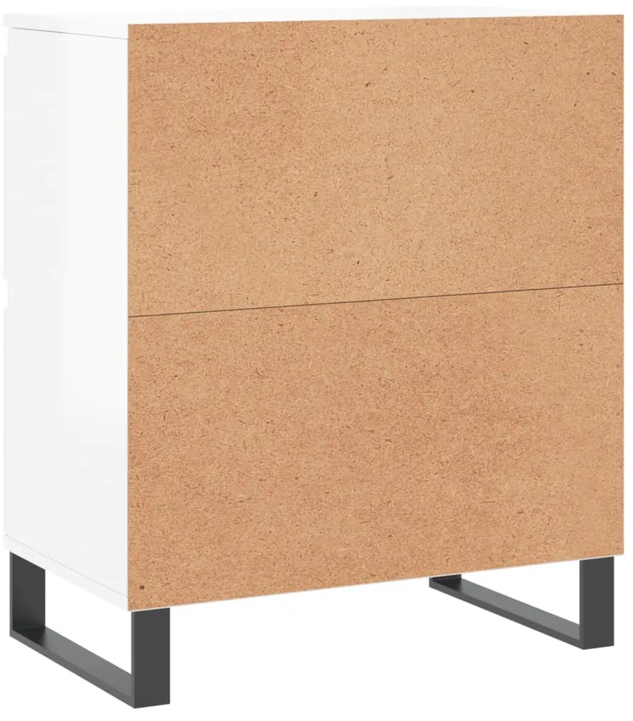 Aparadores 3 pcs derivados de madeira branco brilhante