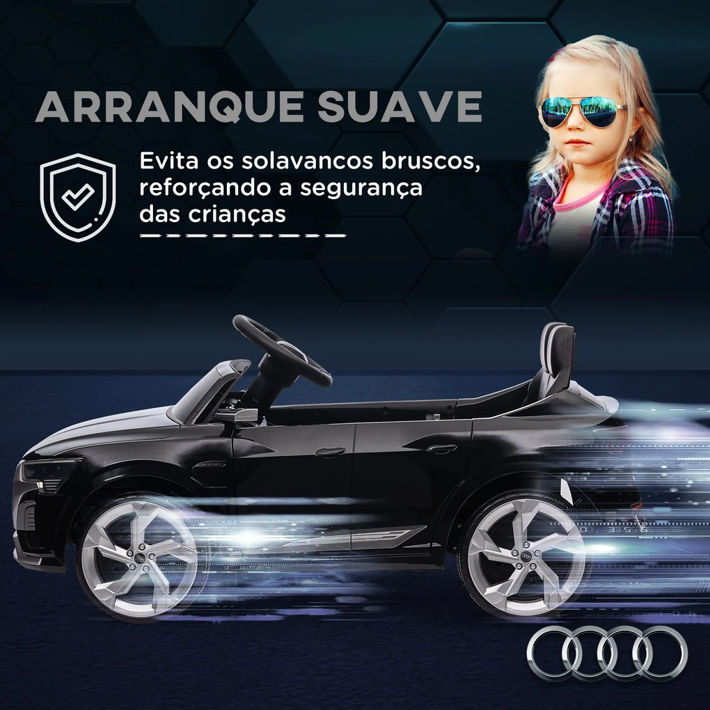 AIYAPLAY Carro Elétrico para Crianças acima de 3 Anos Carro Audi Q8 Et