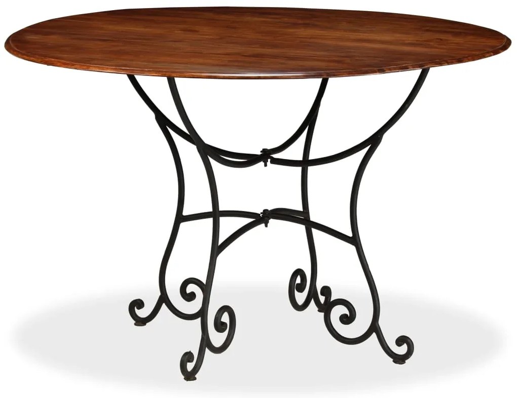 Mesa jantar acácia maciça c/ acabamento a mel 120x76 cm