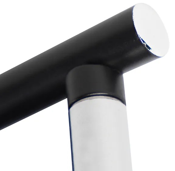 Projetores modernos 4 luzes preto com interior dourado - Buell Deluxe Moderno