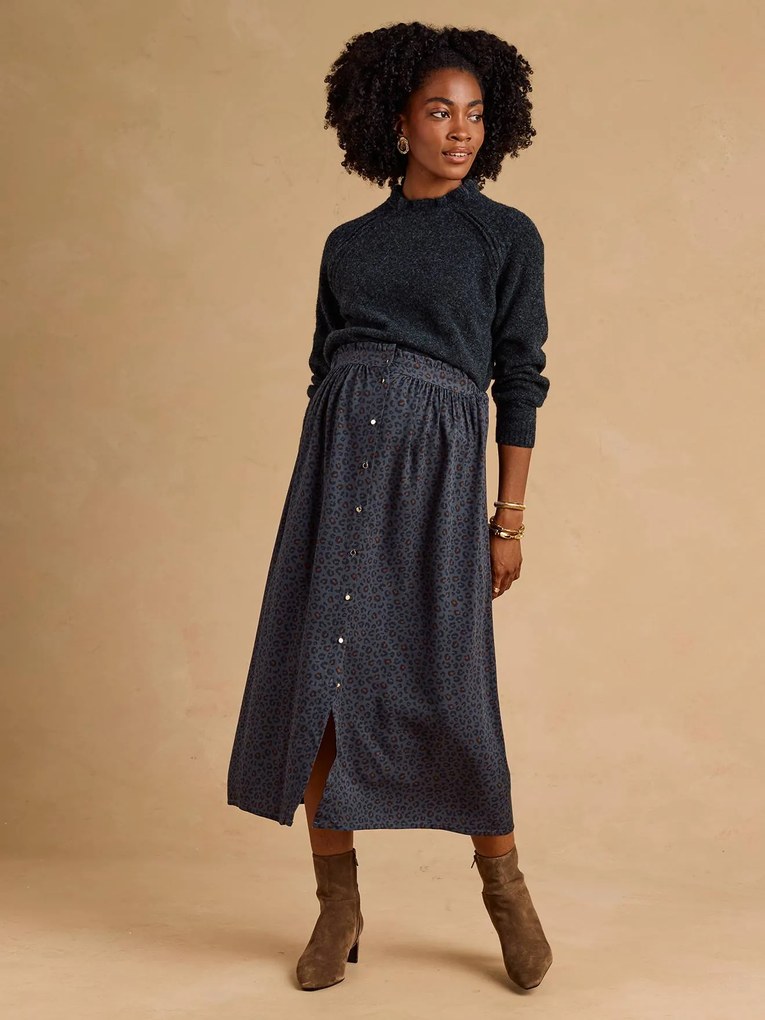 Camisola de gravidez e amamentação Faustine preto