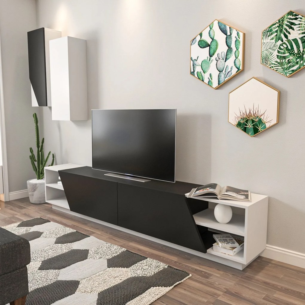 Unidade TV Zebra – Preto e Branco – 240x47x37,5 cm