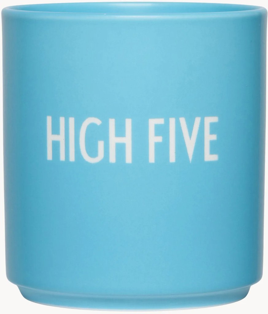 Chávena com inscrição Favourite High Five
