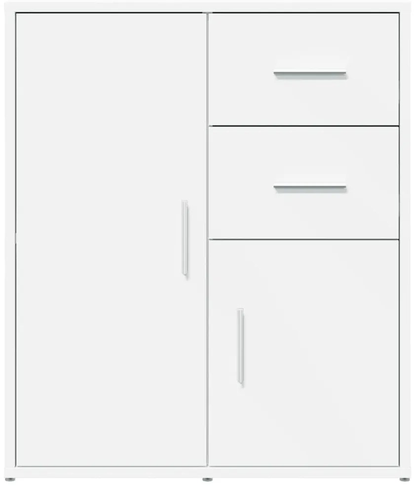 Aparadores 2 pcs 60x31x70 cm derivados de madeira branco