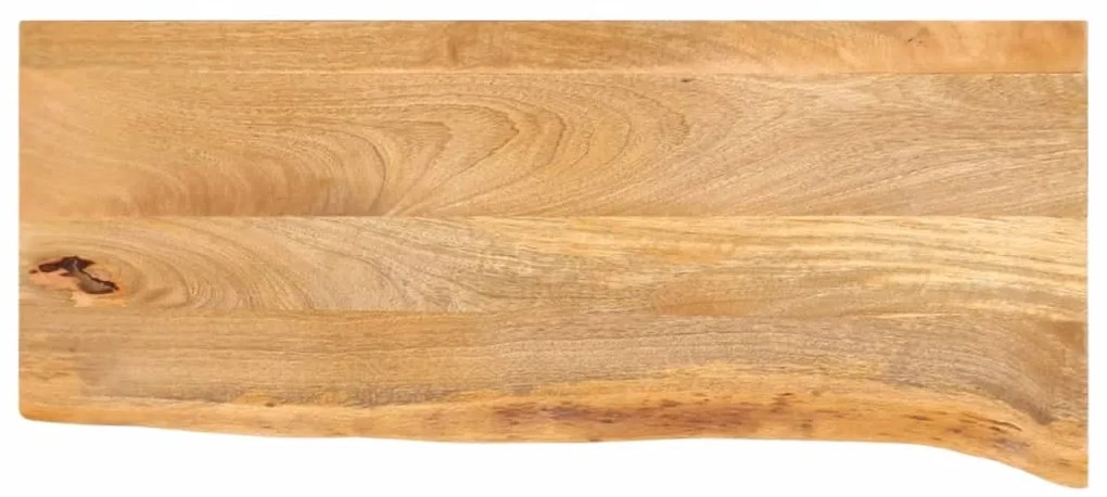 Tampo de mesa c/ borda viva 70x40x2,5 cm mangueira maciça