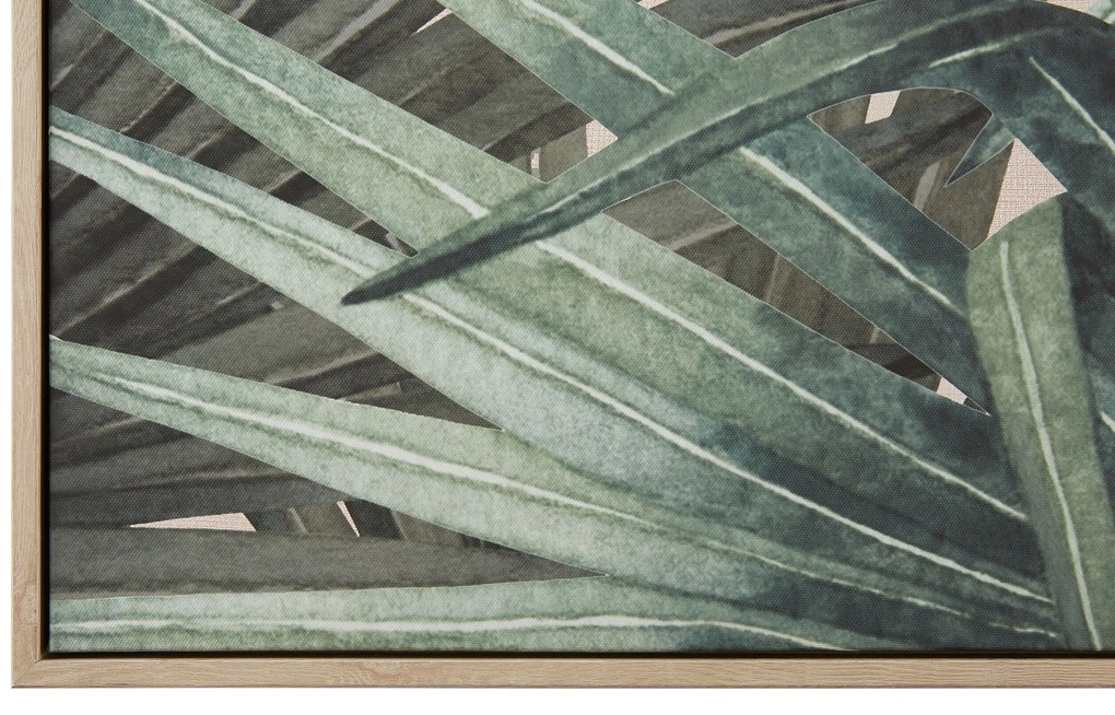 Quadro decorativo com moldura verde 63 x 93 cm ALBENGA Beliani