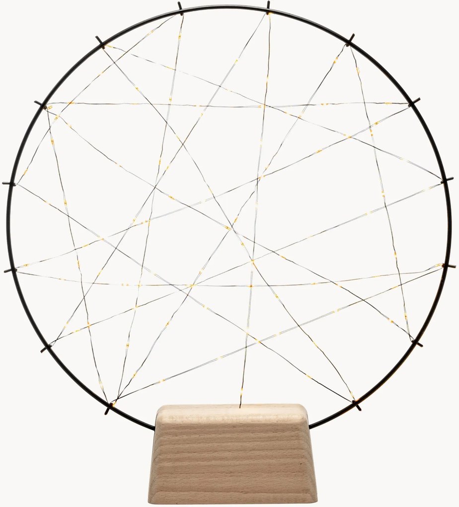 Candeeiro decorativo LED regulável Ring, amber