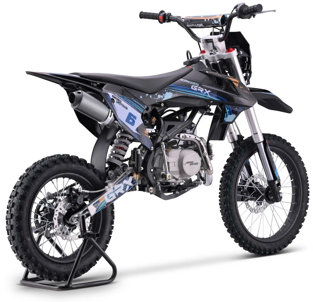 Mota cross Gasolina 125 cc para crianças e adolescentes Motors Cross GRX Azul