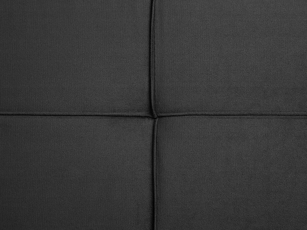 Sofá-cama de 3 lugares em tecido cinzento HASLE Beliani