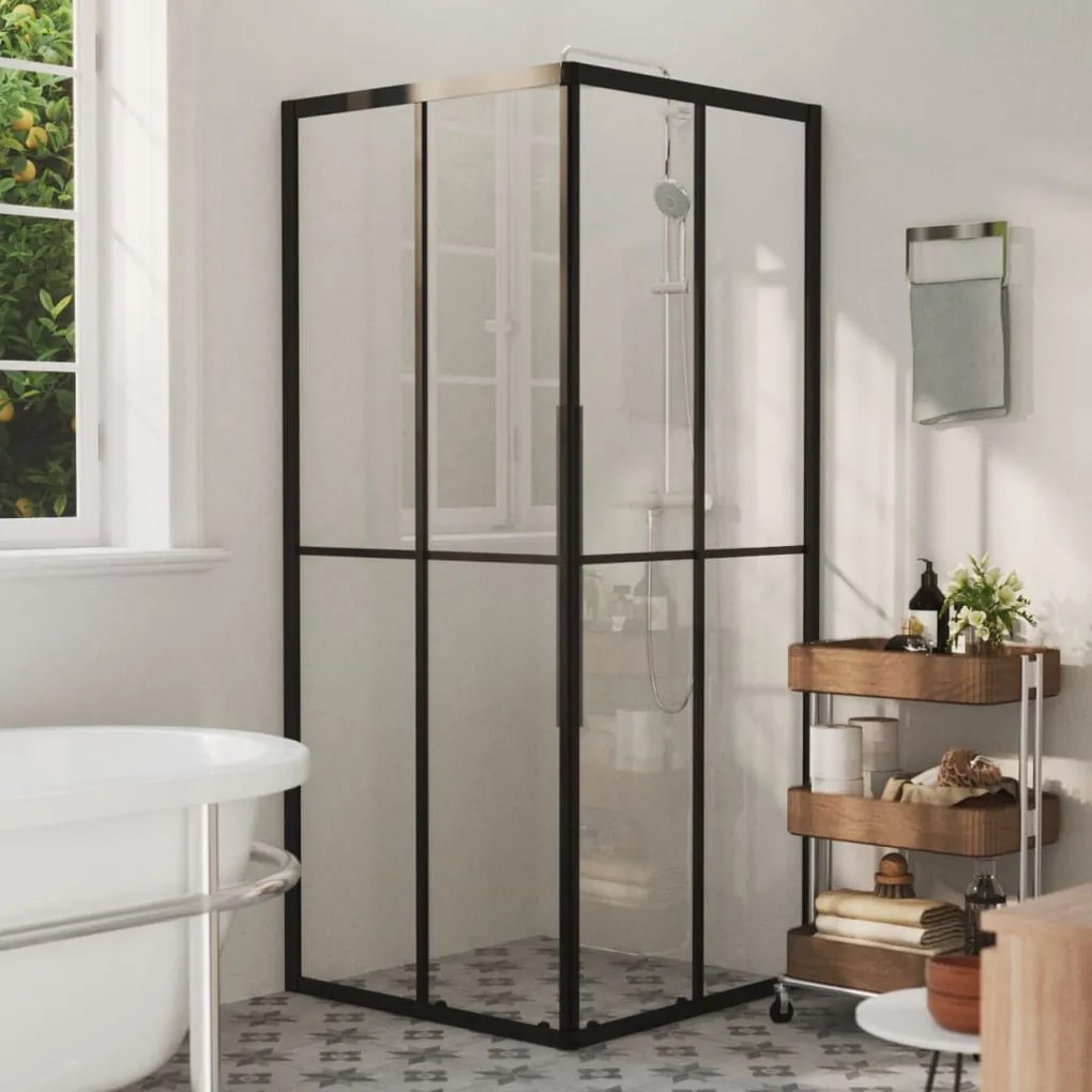 vidaXL Cabine de duche ESG 80x80x180 cm