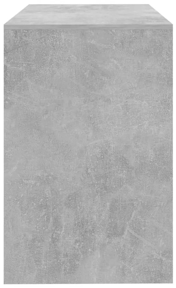 Secretária 101x50x76,5 cm derivados de madeira cinza cimento