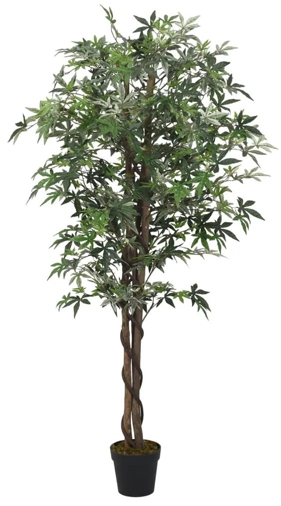 Ácer artificial 756 folhas 200 cm verde