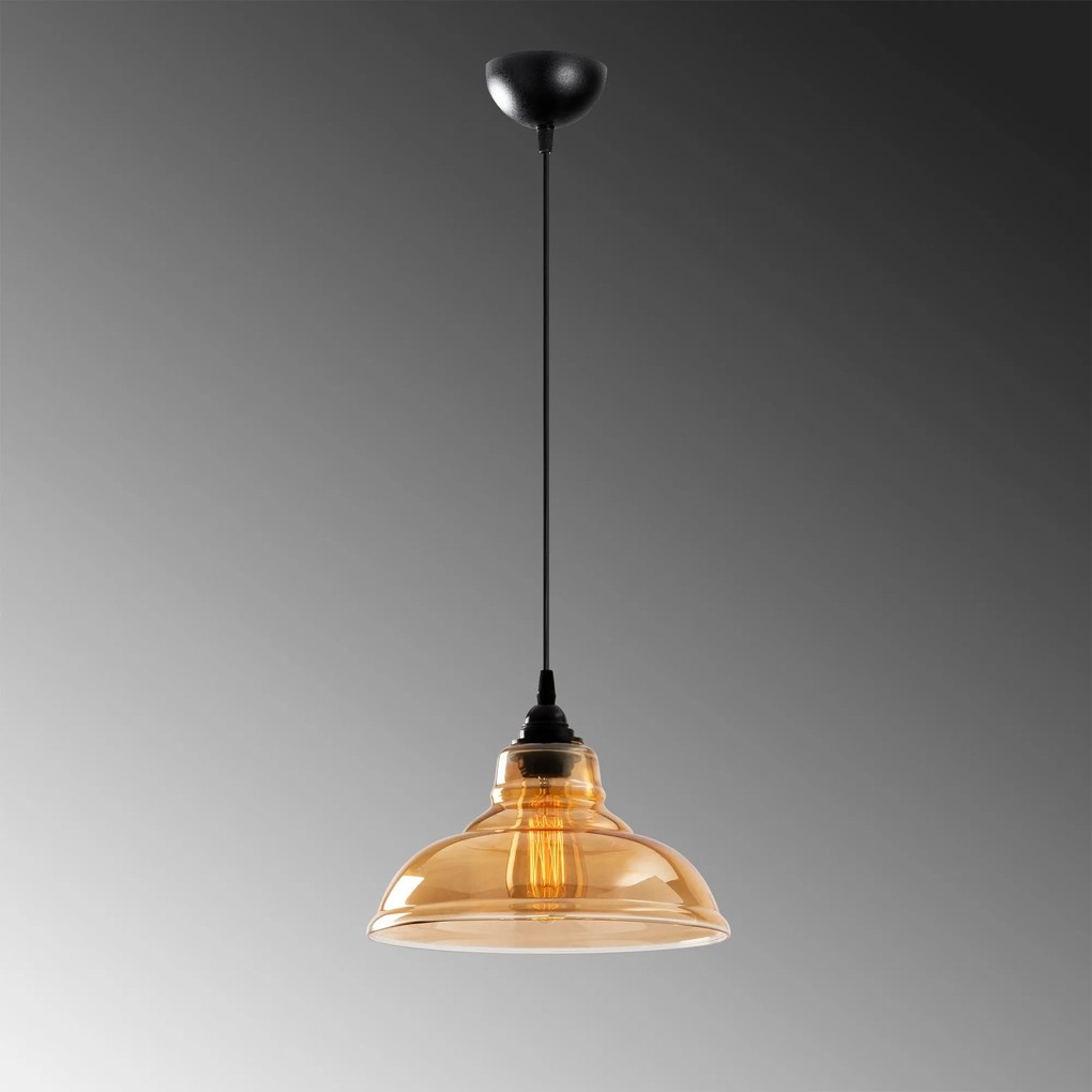 Chandelier Dilberay – Preto – 28 x 28 cm