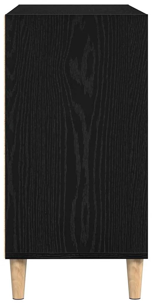 Buffet vidaXL Preto Carvalho 103,5x35x70 cm Madeira de Engenharia