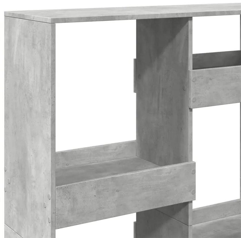 Estante 100x33x135 cm derivados de madeira cinzento cimento