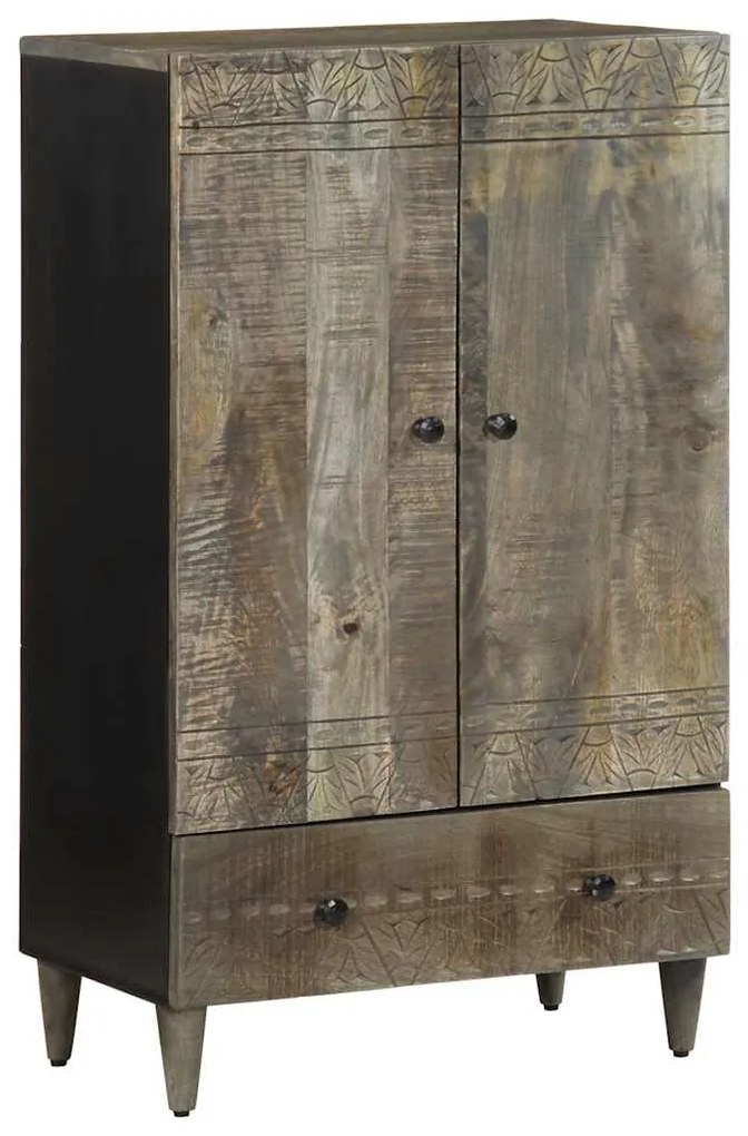 vidaXL Aparador alto 60x33x100 cm madeira de mangueira maciça