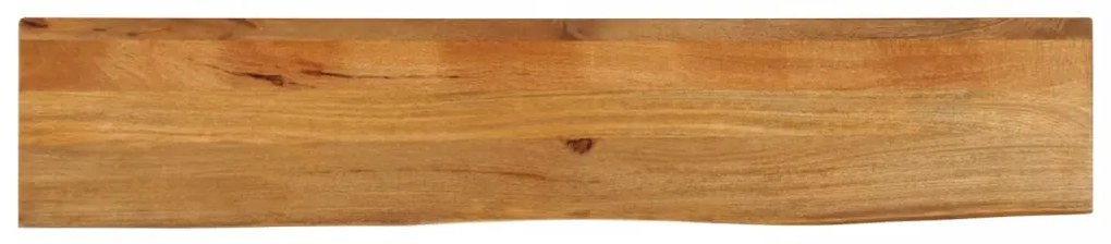 vidaXL Tampo de mesa c/ borda viva 180x20x2,5 cm mangueira maciça