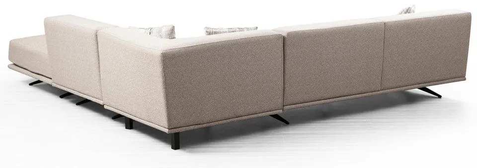 Sofá de Canto Bentley – Bege – 302 cm x 80 cm x 302 cm