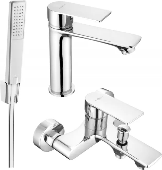 Mexen Royo R72 conjunto de banheira, cromado - 72203R72-00