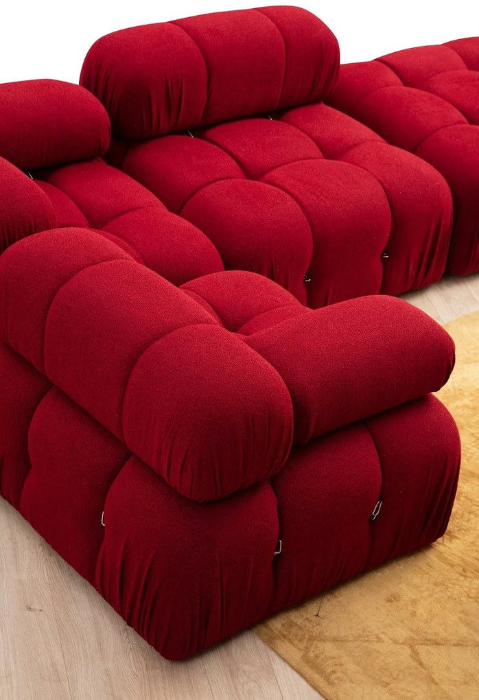Sofá de 1 Lugar Bubble – Vermelho – 95x95x75 cm