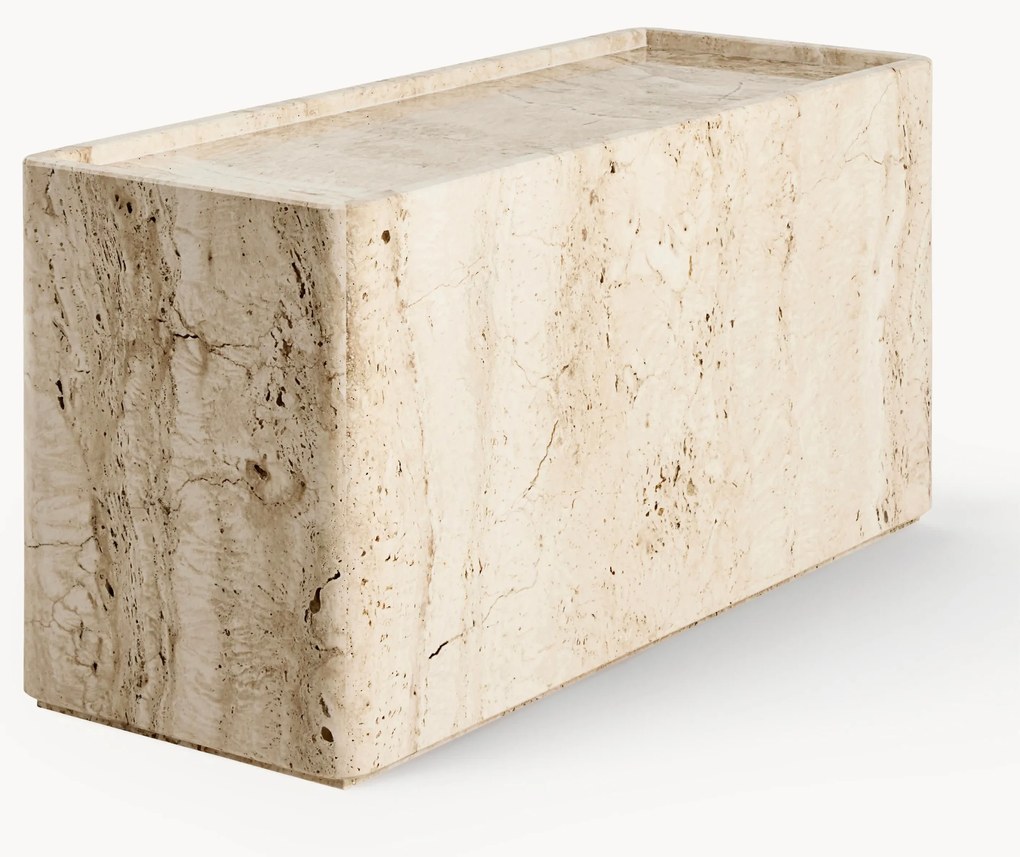 Mesa de apoio em travertino Pietra