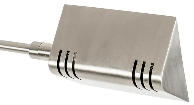 Candeeiro de pé design em aço com LED e dimmer tátil - Notia Moderno