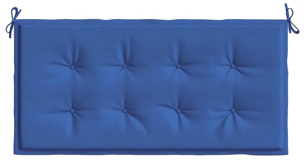 Almofadão p/ banco de jardim 100x50x3cm tecido oxford azul real